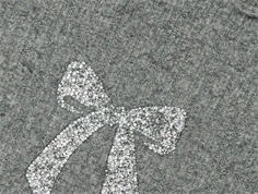 Name It light grey melange glittersløjfe bluse